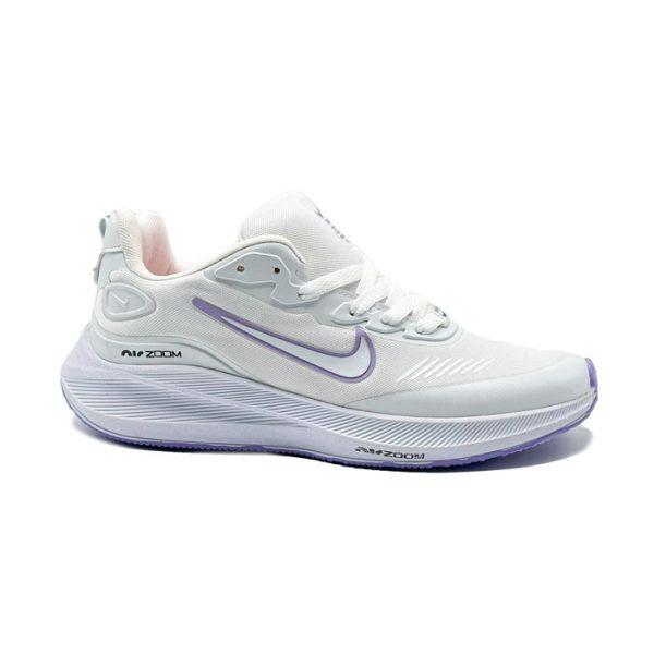 کفش و کتانی اسپرت زنانه مدل نایک زوم NIKE_ZOOM رنگ سفید یاسی کد 41888