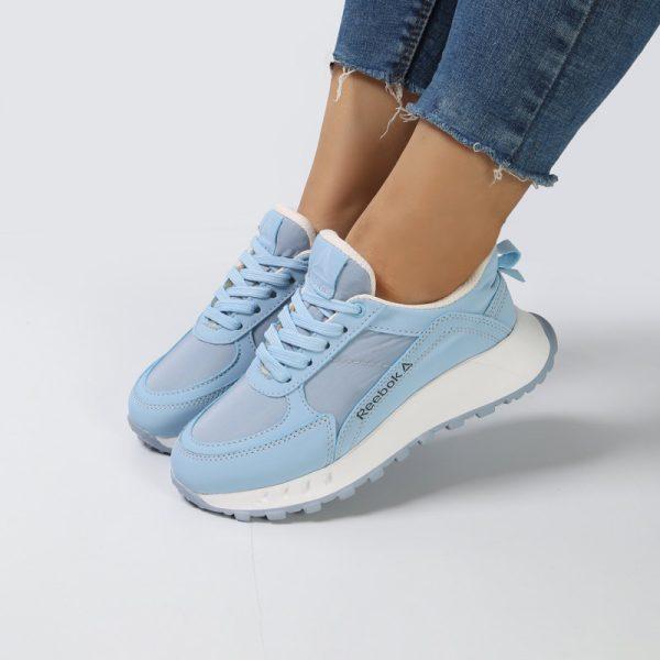کفش و کتانی اسپرت زنانه و دخترانه مدل ریباک REEBOK رنگ آبی کد M1481