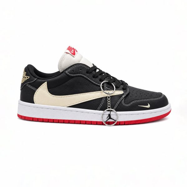کفش و کتانی مردانه مدل نایک ترویس NIKE TRAVIS رنگ مشکی کرم کد 30356
