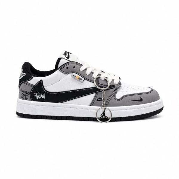 کفش و کتانی مردانه مدل نایک ترویس NIKE TRAVIS رنگ سفید طوسی کد 30357