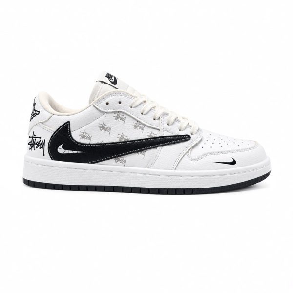 کفش و کتانی مردانه مدل نایک ترویس NIKE TRAVIS رنگ سفید مشکی کد 30355
