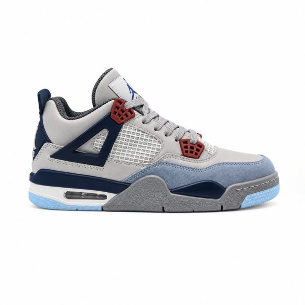 کفش و کتانی مردانه ساقدار مدل جردن NIKE AIR JORDAN 4 رنگ طوسی کد 2190