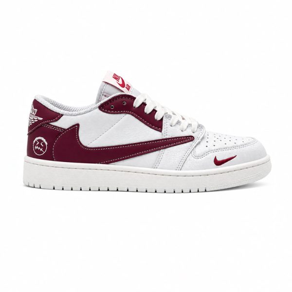 کفش و کتانی مردانه مدل نایک ترویس NIKE TRAVIS رنگ سفید قرمز کد 30358