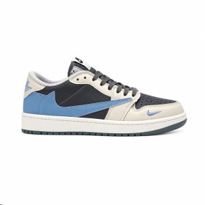 کفش و کتانی زنانه و دخترانه مدل نایک ترویس NIKE TRAVIS رنگ طوسی آبی کد 30362