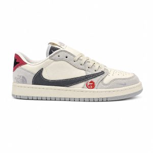 کفش و کتانی مردانه مدل نایک ترویس NIKE TRAVIS رنگ کرم طوسی کد 30250