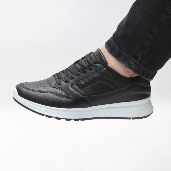 کفش و کتانی مردانه مدل اکو ECCO رنگ مشکی سفید کد 6580